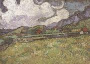 Vincent Van Gogh Wheat Field behind Saint-Paul Hospital (nn04) USA oil painting artist